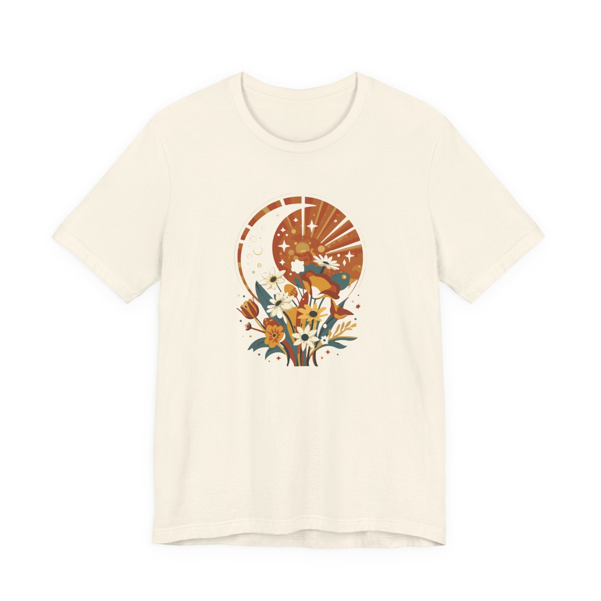 Cosmic Garden Sunset Women’s Graphic T-Shirt