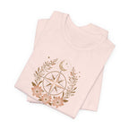 Celestial Compass Floral Graphic T-Shirt