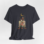 Blooming Suitcase Celestial Graphic T-Shirt