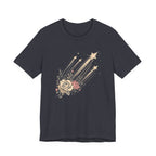 Shooting Stars & Roses Celestial Graphic T-Shirt