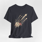 Shooting Stars & Roses Celestial Graphic T-Shirt