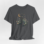 Moonlit Wildflower Path Graphic T-Shirt