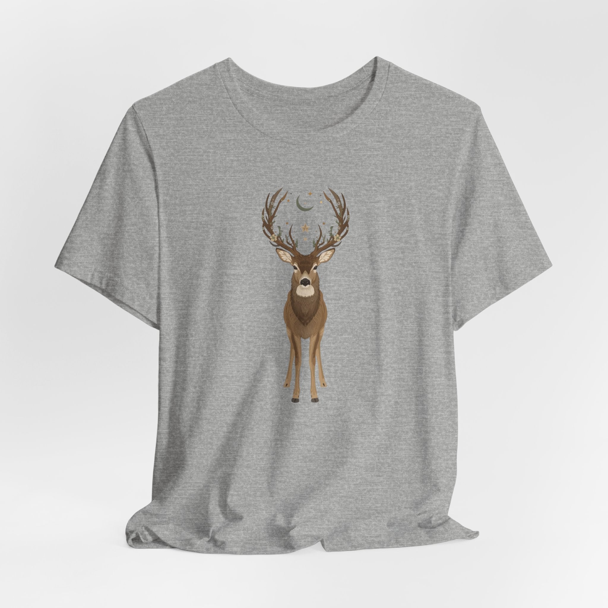 Celestial Stag Woodland Graphic T-Shirt