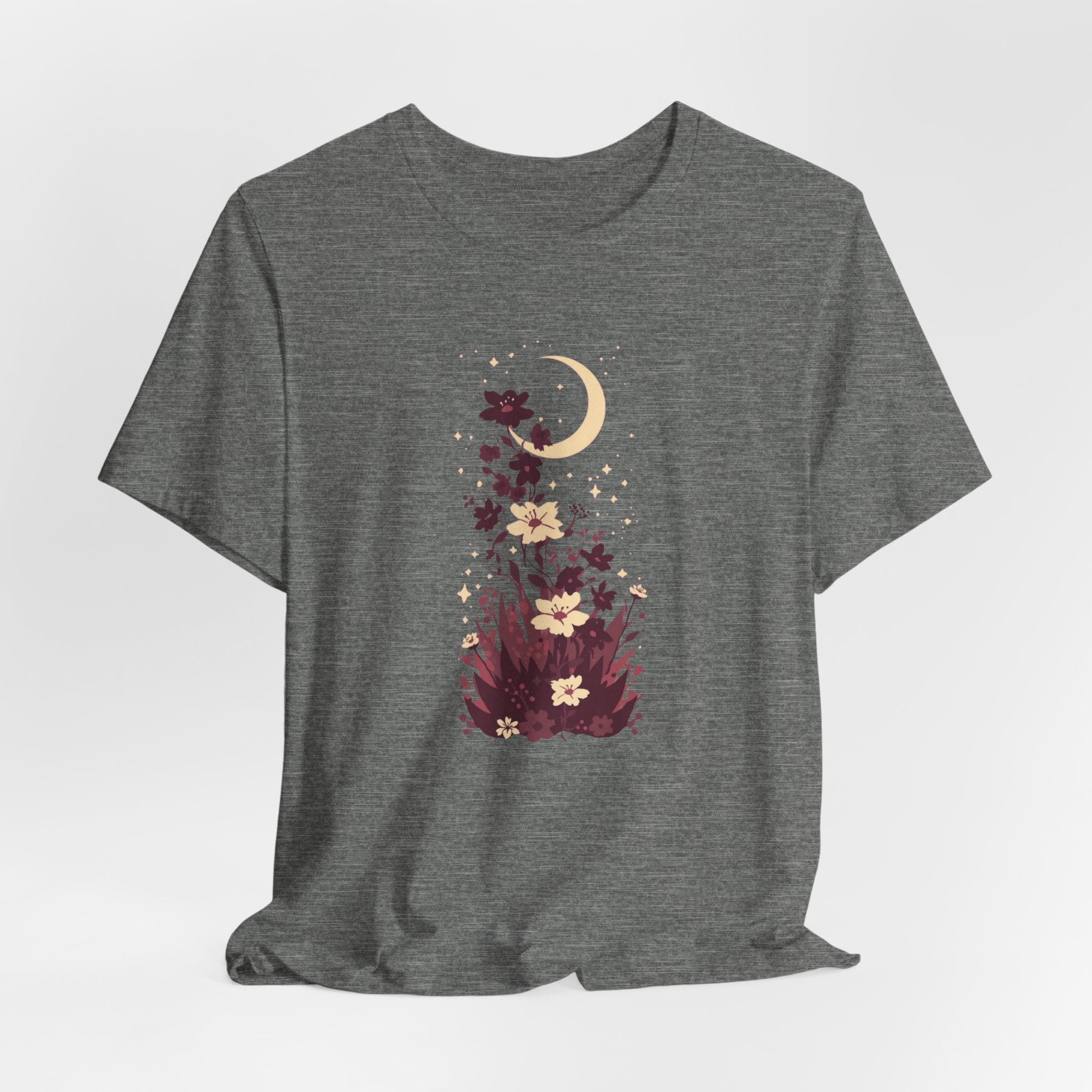 Boho Wildflower Moon Graphic T-Shirt