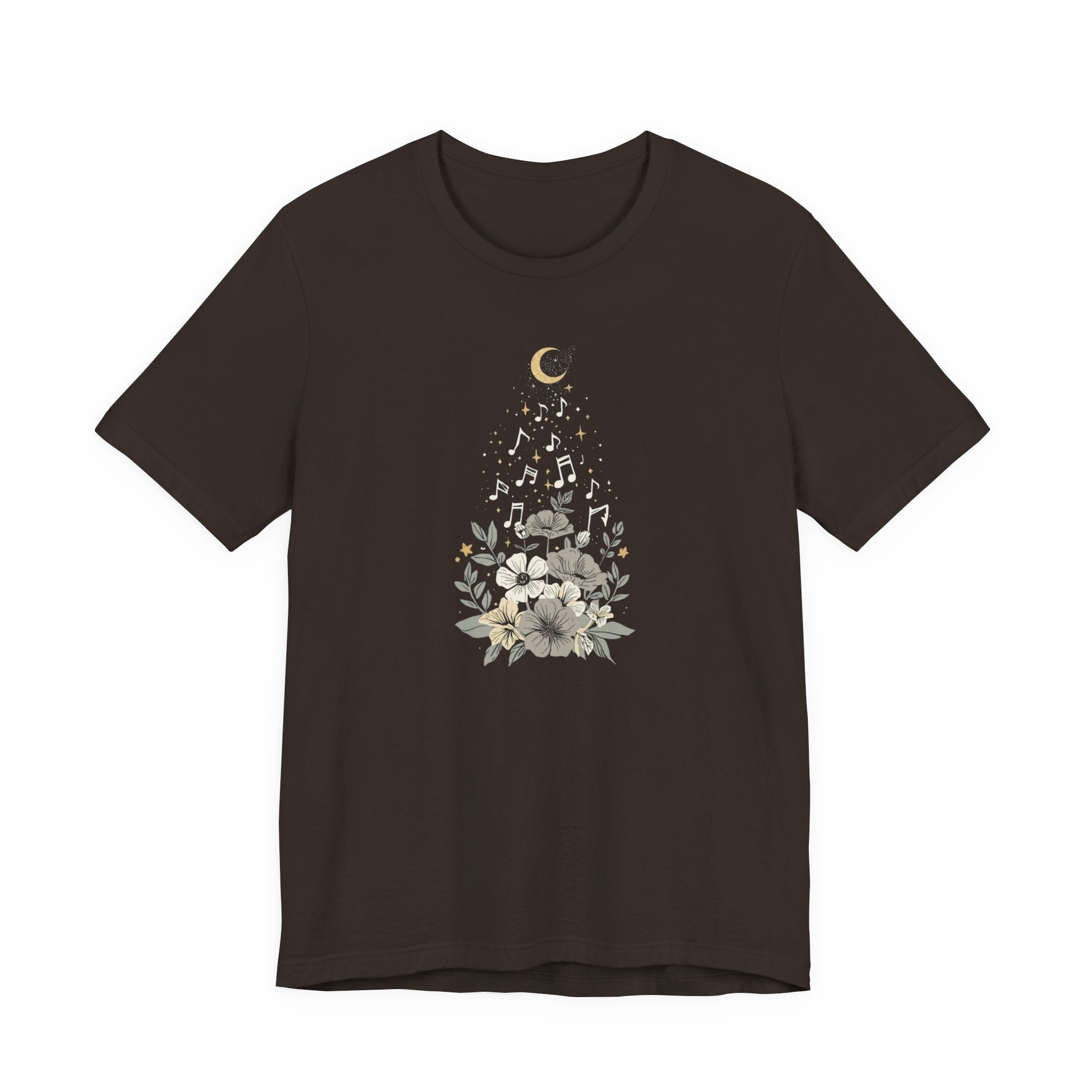 Moonlit Melody Floral T-Shirt