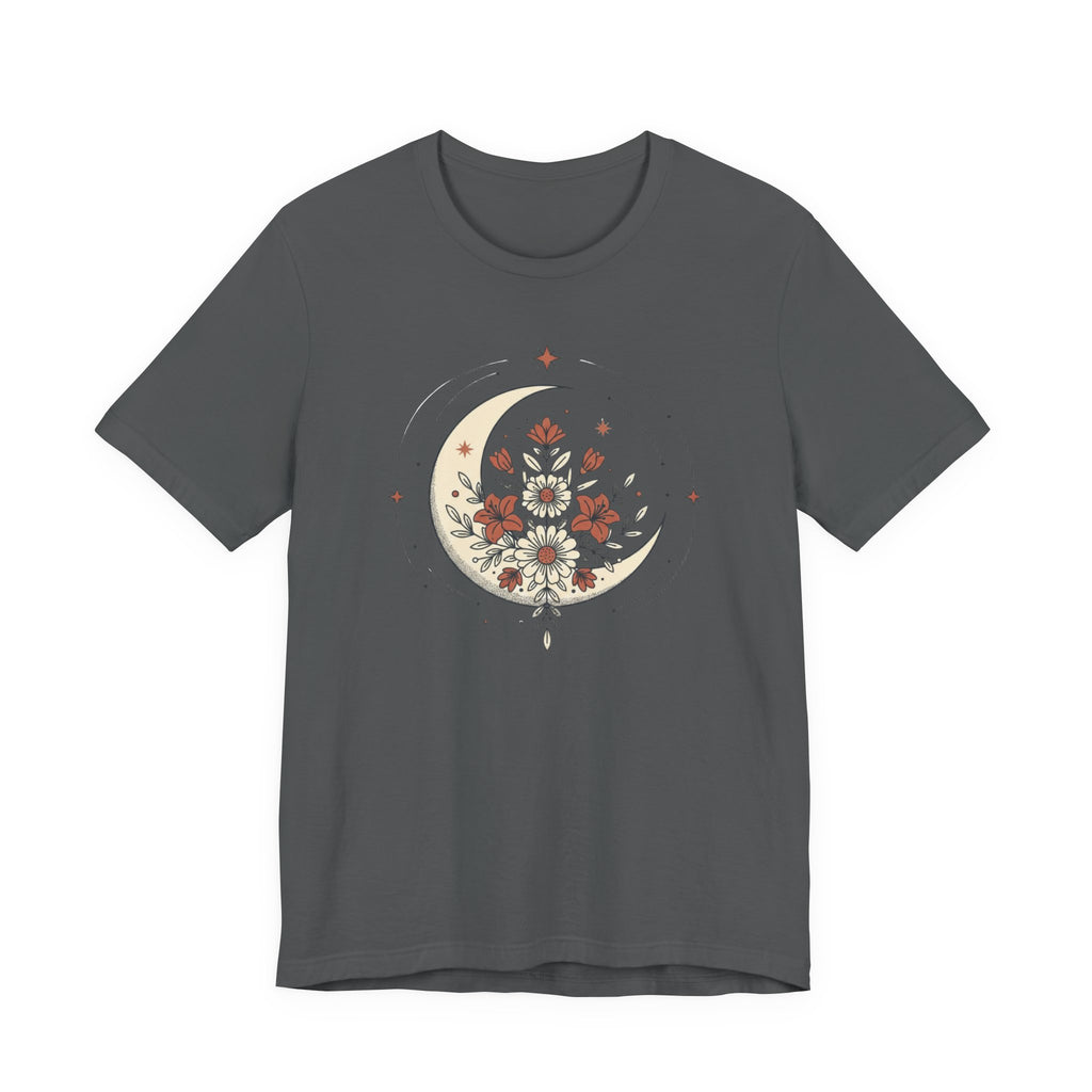 Crescent Moon and Flowers T-Shirt