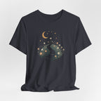 Moonlit Wildflower Path Graphic T-Shirt