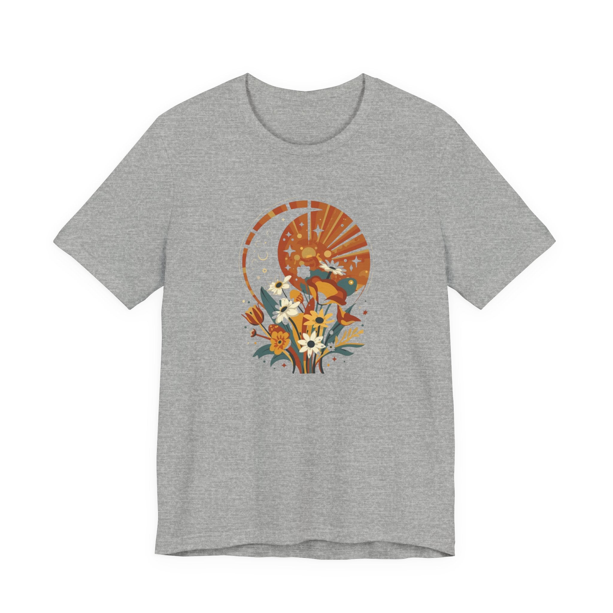 Cosmic Garden Sunset Women’s Graphic T-Shirt