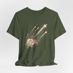 Shooting Stars & Roses Celestial Graphic T-Shirt
