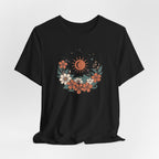 Tropical Sun & Moon Floral T-Shirt
