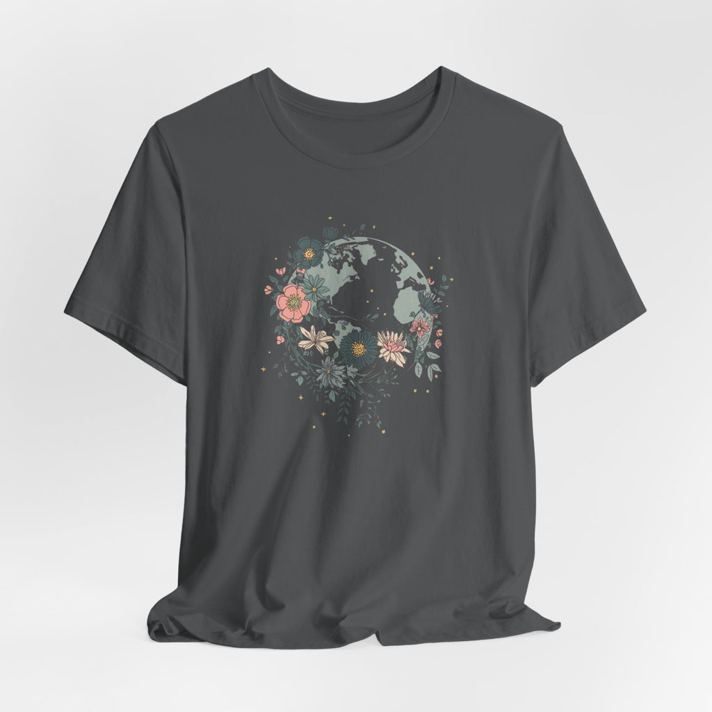 Floral Earth Graphic T-Shirt