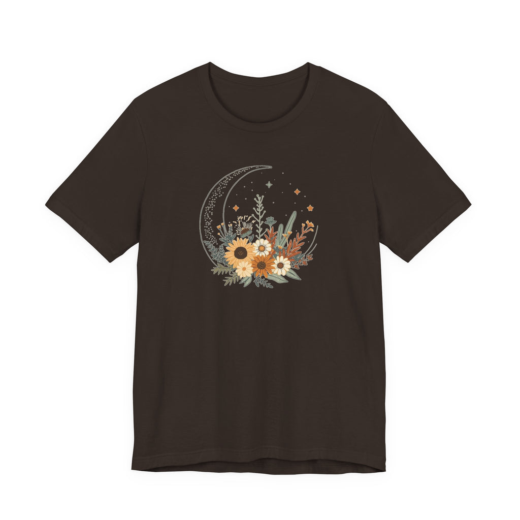 Celestial Sunflower Floral T-Shirt