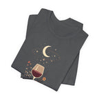 Celestial Wine & Wildflowers Graphic T-Shirt