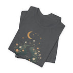 Moonlit Wildflower Path Graphic T-Shirt