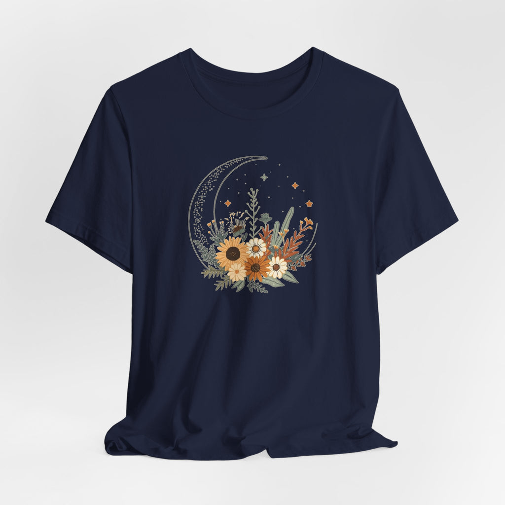 Celestial Sunflower Floral T-Shirt