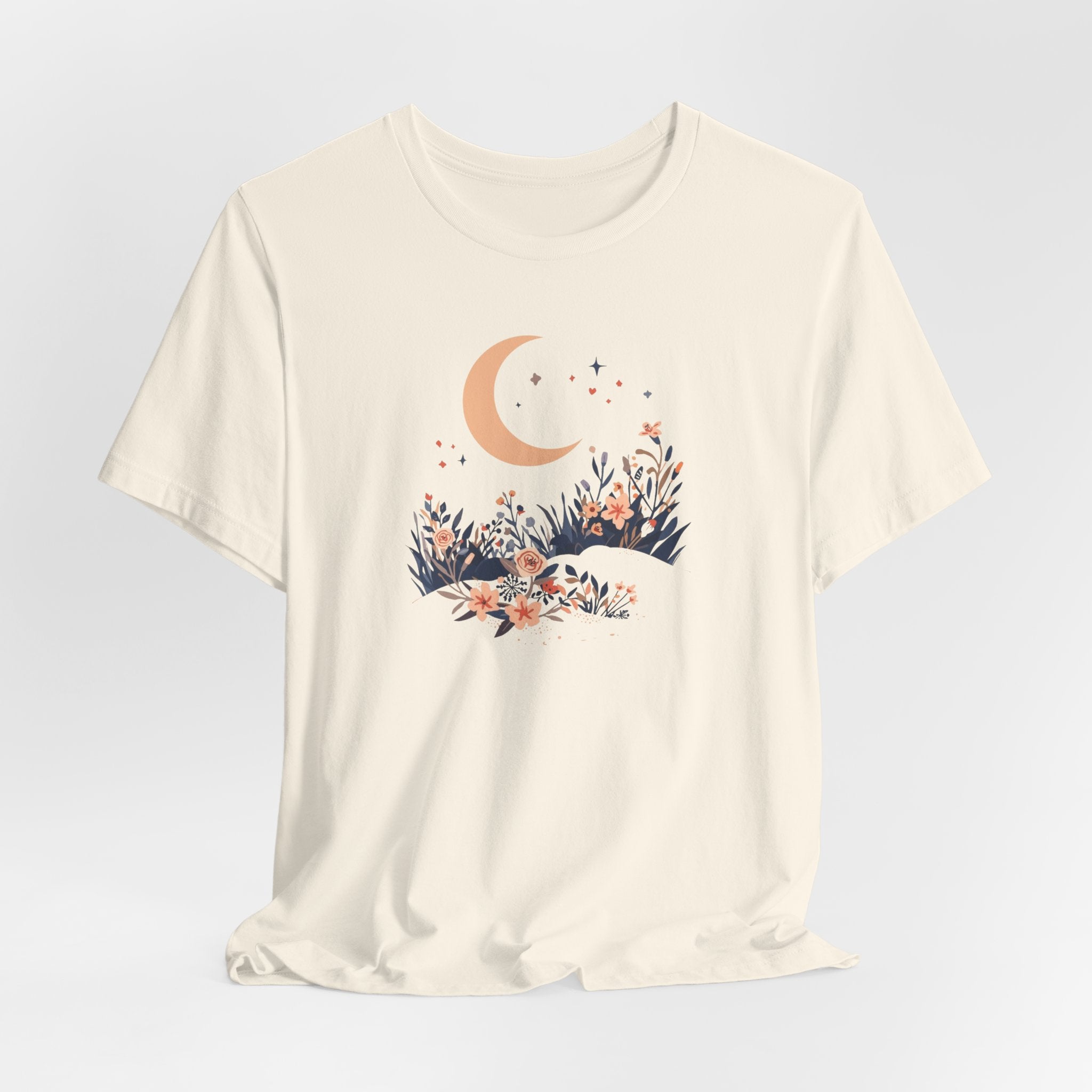 Moonlit Floral Sand Dunes T-Shirt