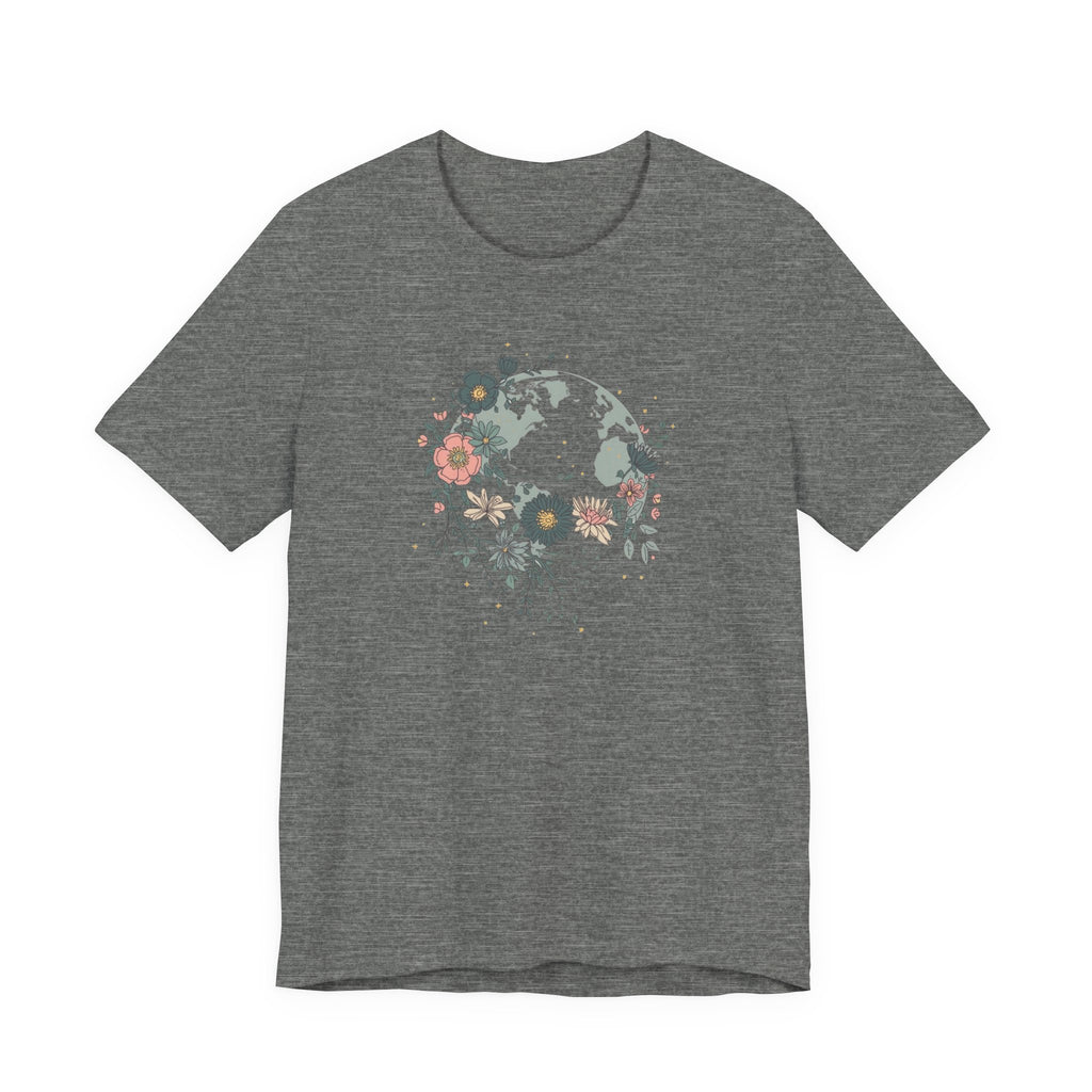 Floral Earth Graphic T-Shirt