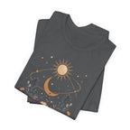 Celestial Orbit Floral Graphic T-Shirt