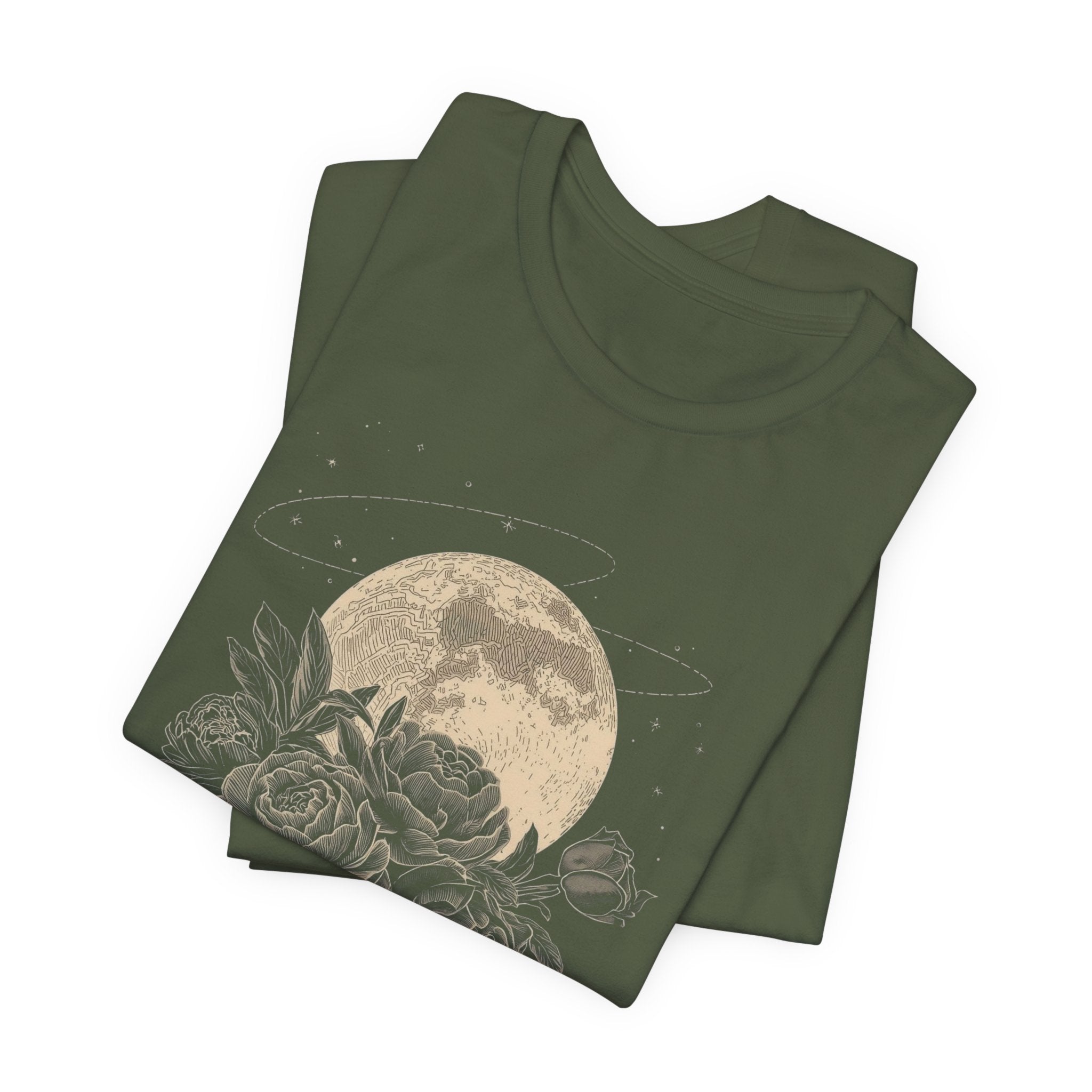 Full Moon and Roses T-Shirt