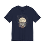 Full Moon & Flower Celestial Graphic T-Shirt