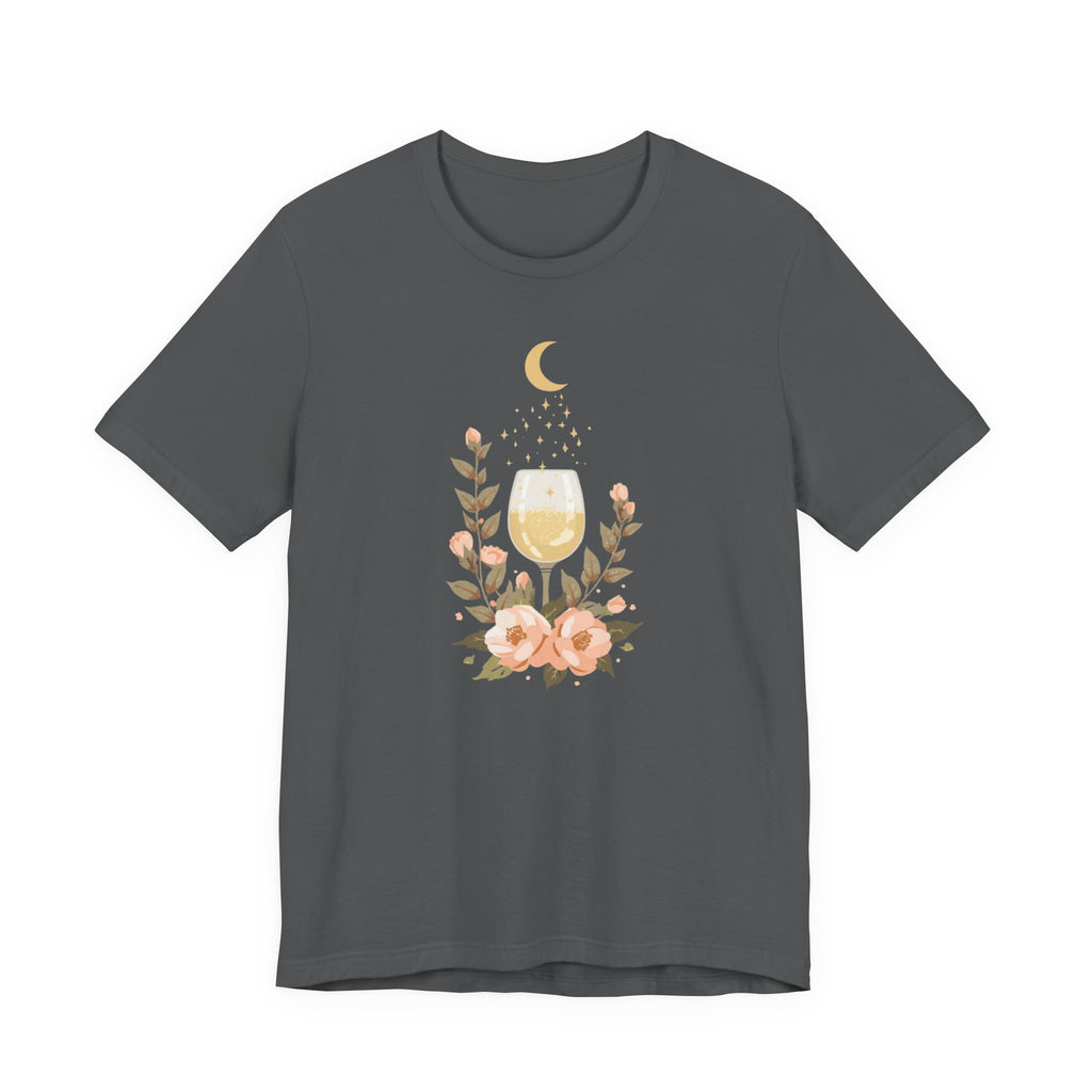 Celestial Wine & Blush Florals Graphic T-Shirt