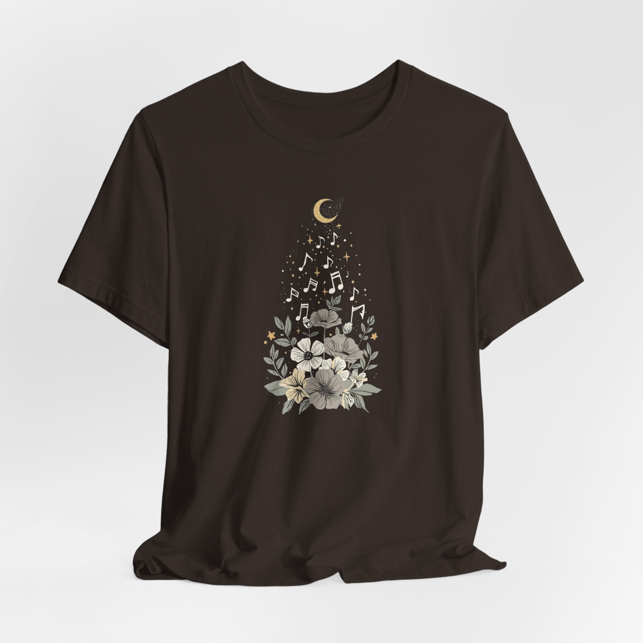 Moonlit Melody Floral T-Shirt