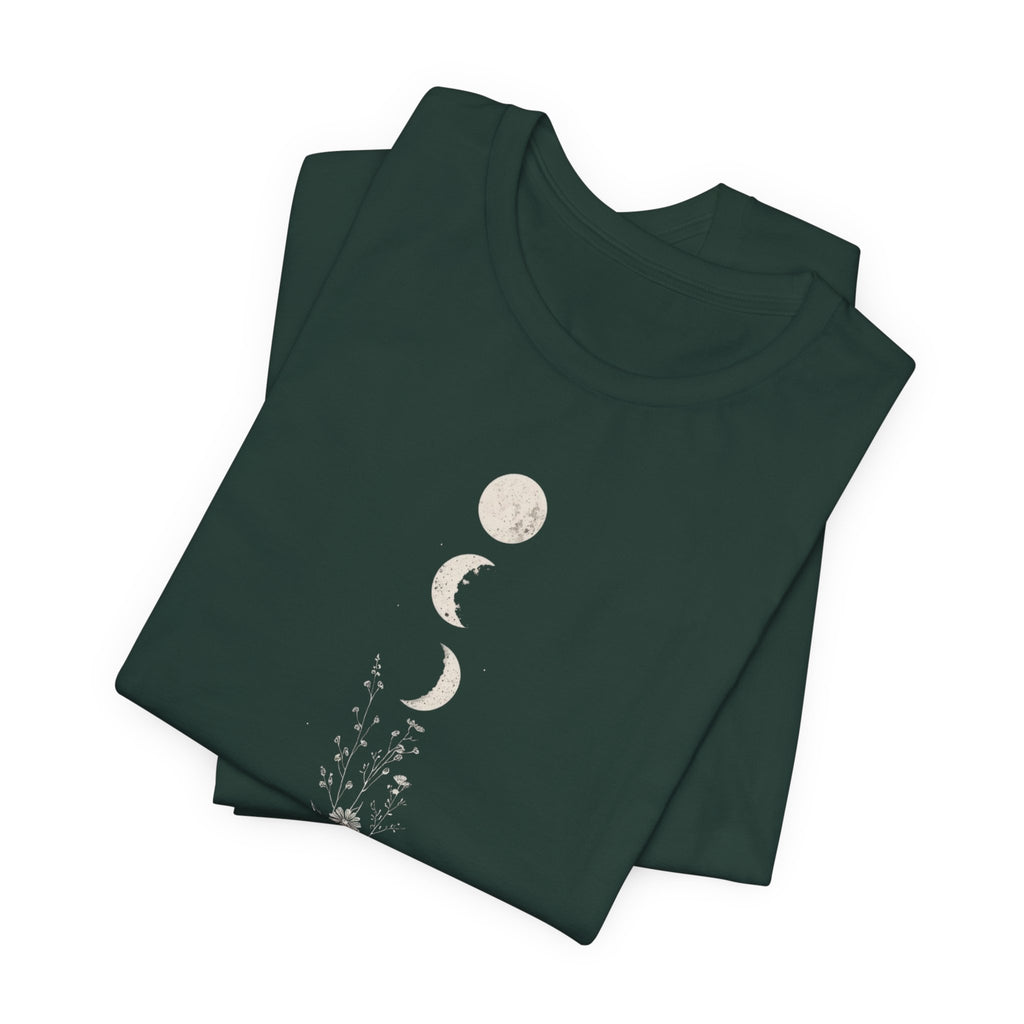 Floral Moon Phases T-Shirt