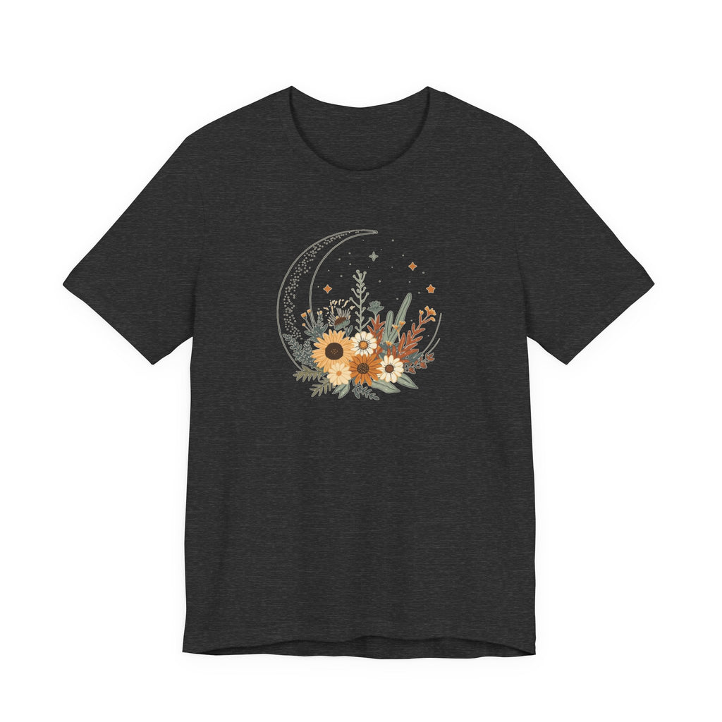 Celestial Sunflower Floral T-Shirt