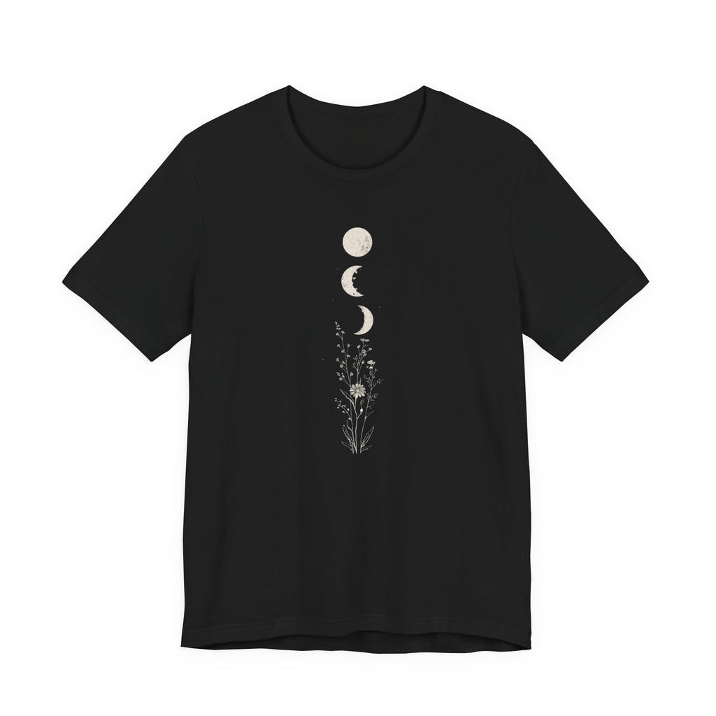 Floral Moon Phases T-Shirt