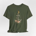 Celestial Blooming Anchor T-Shirt