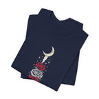 Moon & Lightning Rose Graphic T-Shirt