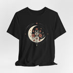 Crescent Moon and Flowers T-Shirt