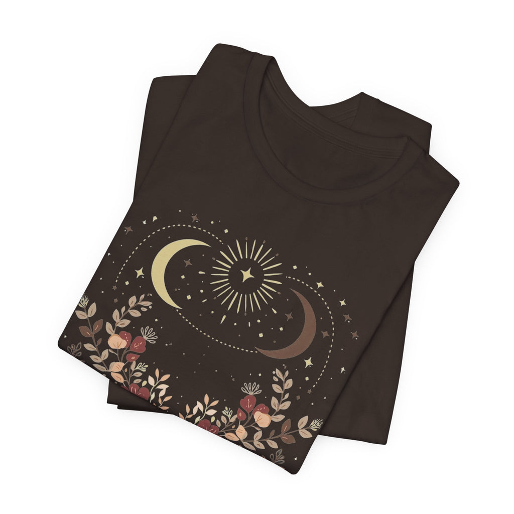 Celestial Blossom Graphic T-Shirt