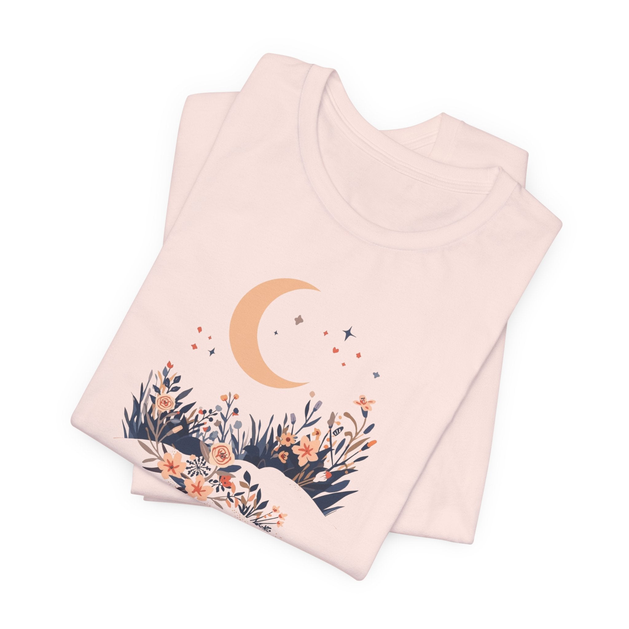 Moonlit Floral Sand Dunes T-Shirt