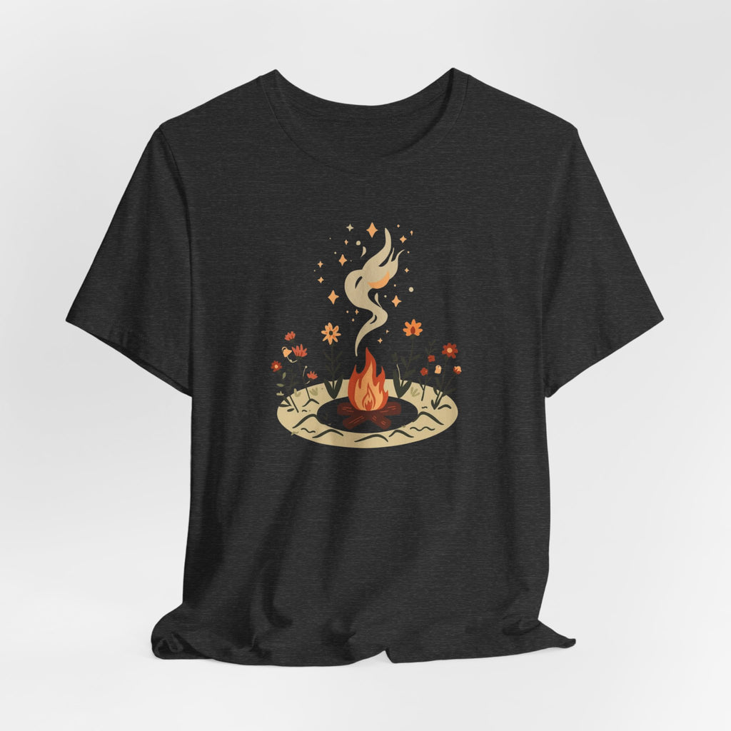 Campfire Under the Stars Graphic T-Shirt