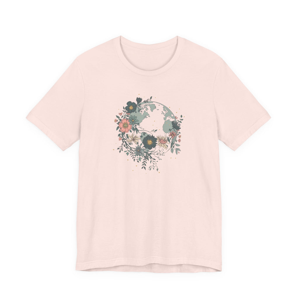 Floral Earth Graphic T-Shirt