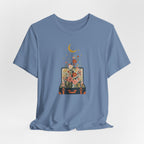 Blooming Suitcase Celestial Graphic T-Shirt