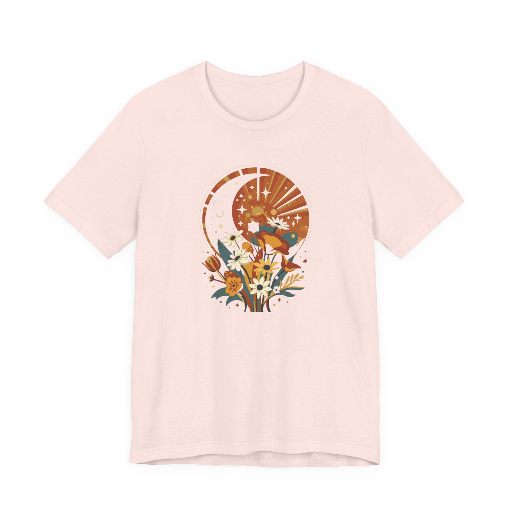 Cosmic Garden Sunset Women’s Graphic T-Shirt