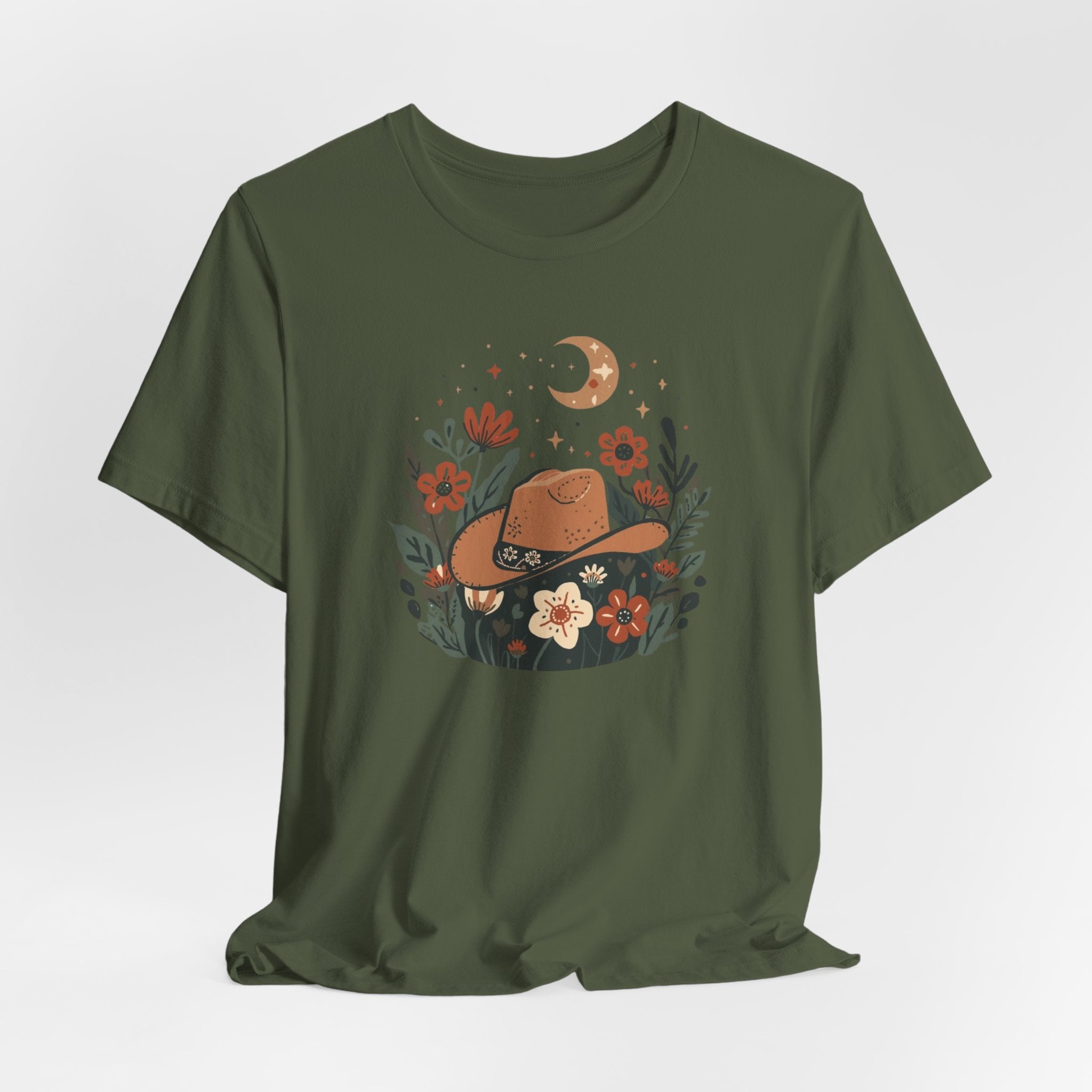 Celestial Cowgirl Floral T-Shirt