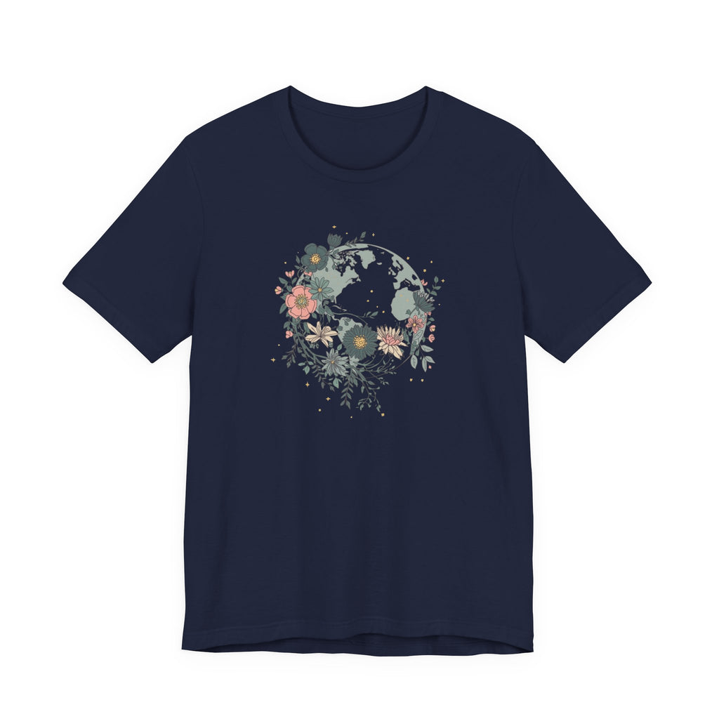 Floral Earth Graphic T-Shirt