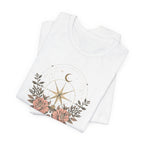 Celestial Compass Floral Graphic T-Shirt