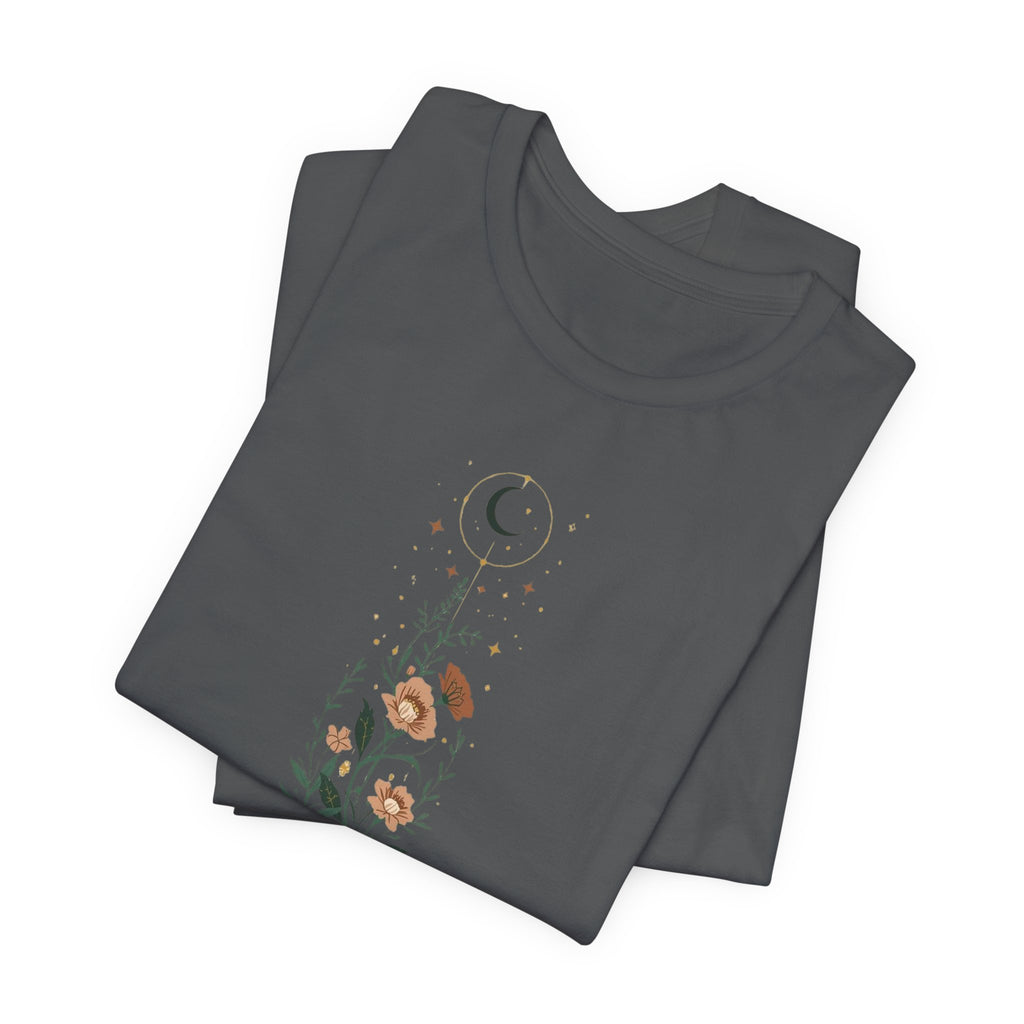 Celestial Crystal Garden Graphic T-Shirt