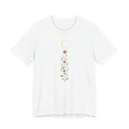 Wildflowers and Crescent Moon T-Shirt