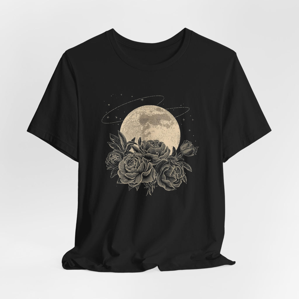 Full Moon and Roses T-Shirt