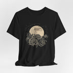 Full Moon and Roses T-Shirt