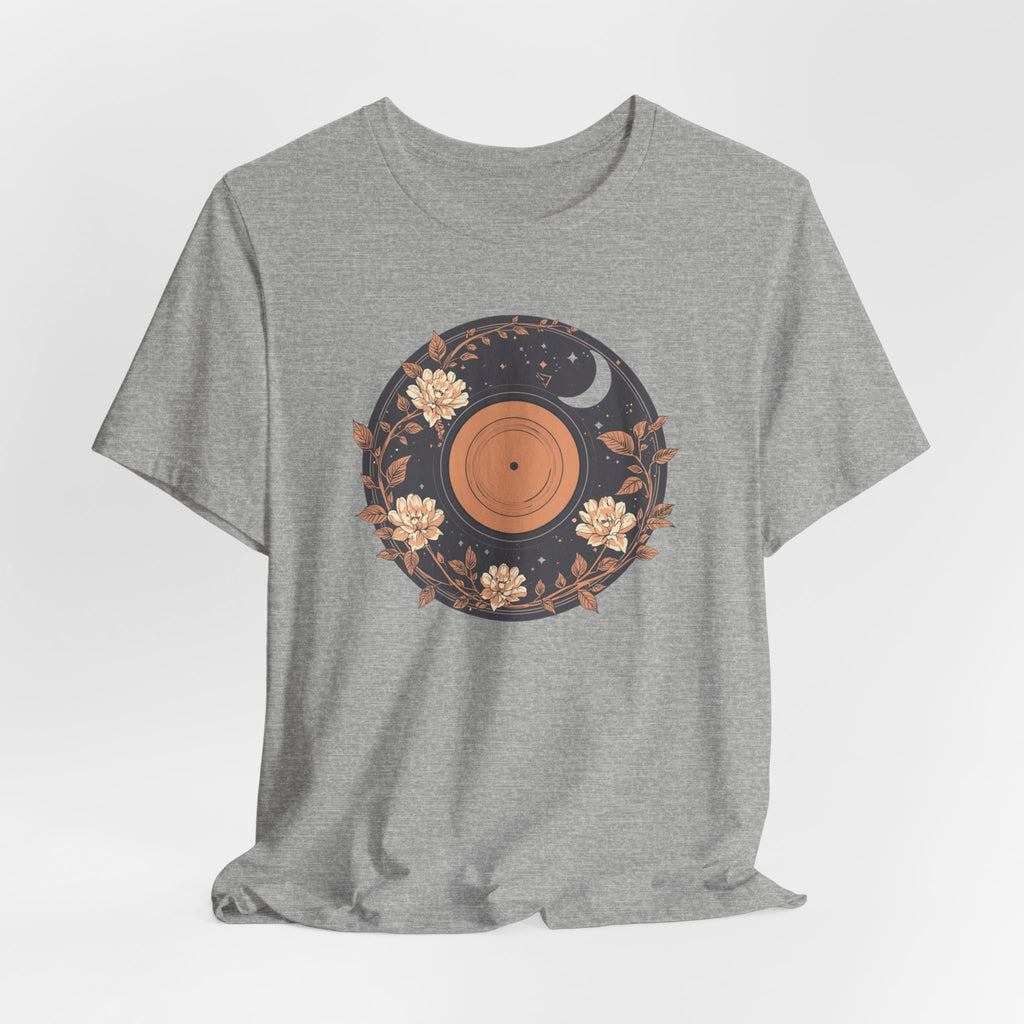 Celestial Vinyl & Wildflowers Graphic T-Shirt