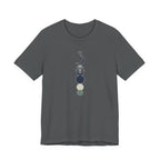 Blue Scandinavian Crescent Moon T-Shirt