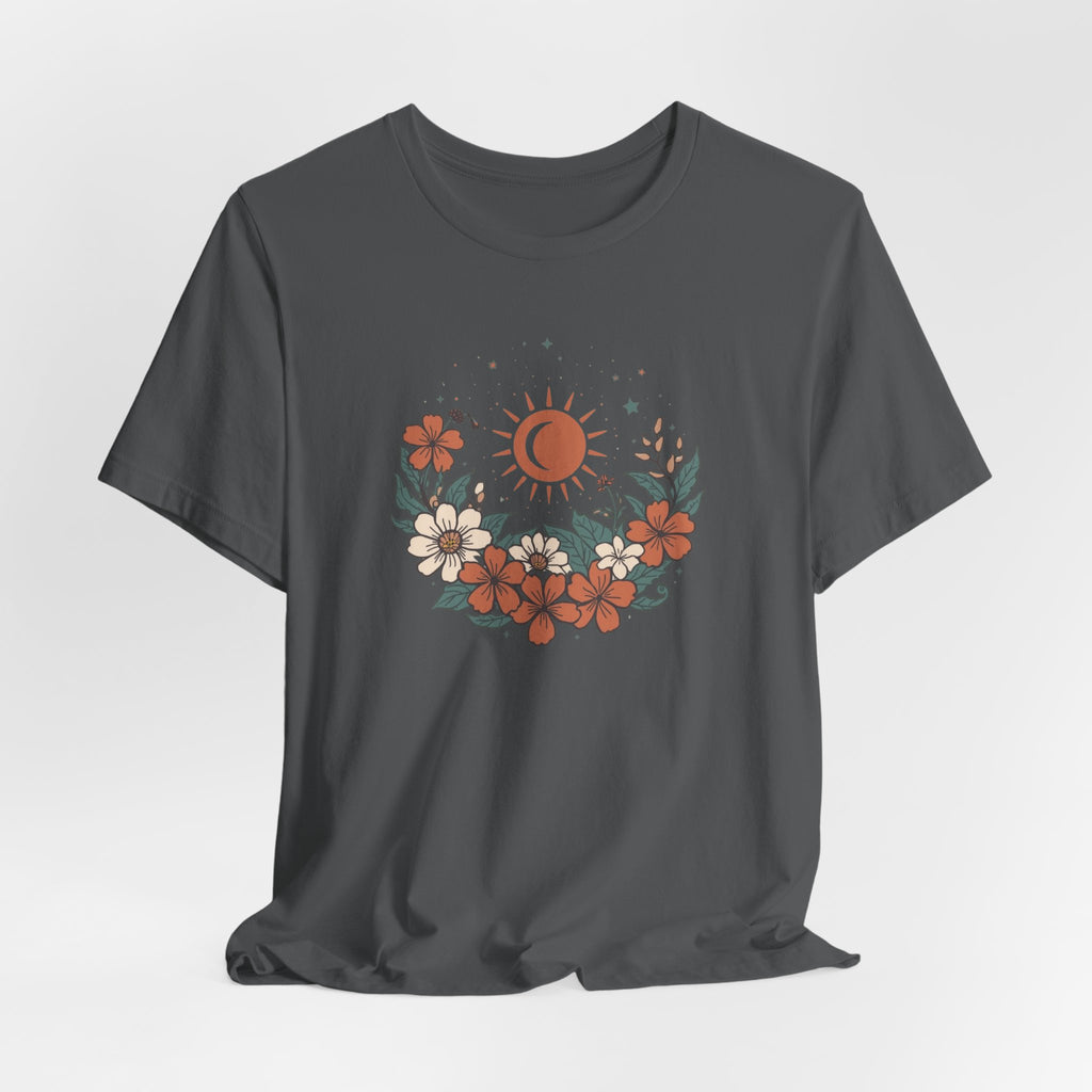 Tropical Sun & Moon Floral T-Shirt