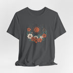 Tropical Sun & Moon Floral T-Shirt