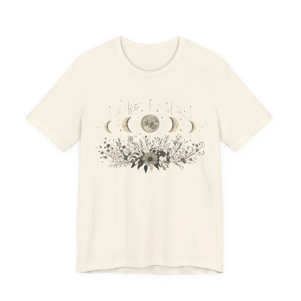 Moon Phases and Wildflowers T-Shirt